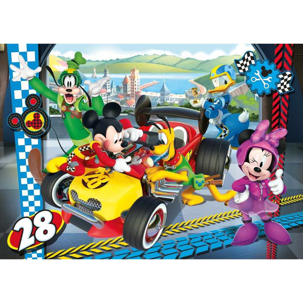 Clementoni Disney Mickey and The Roadster Racers Puzzle 104 Pieces 5Y+