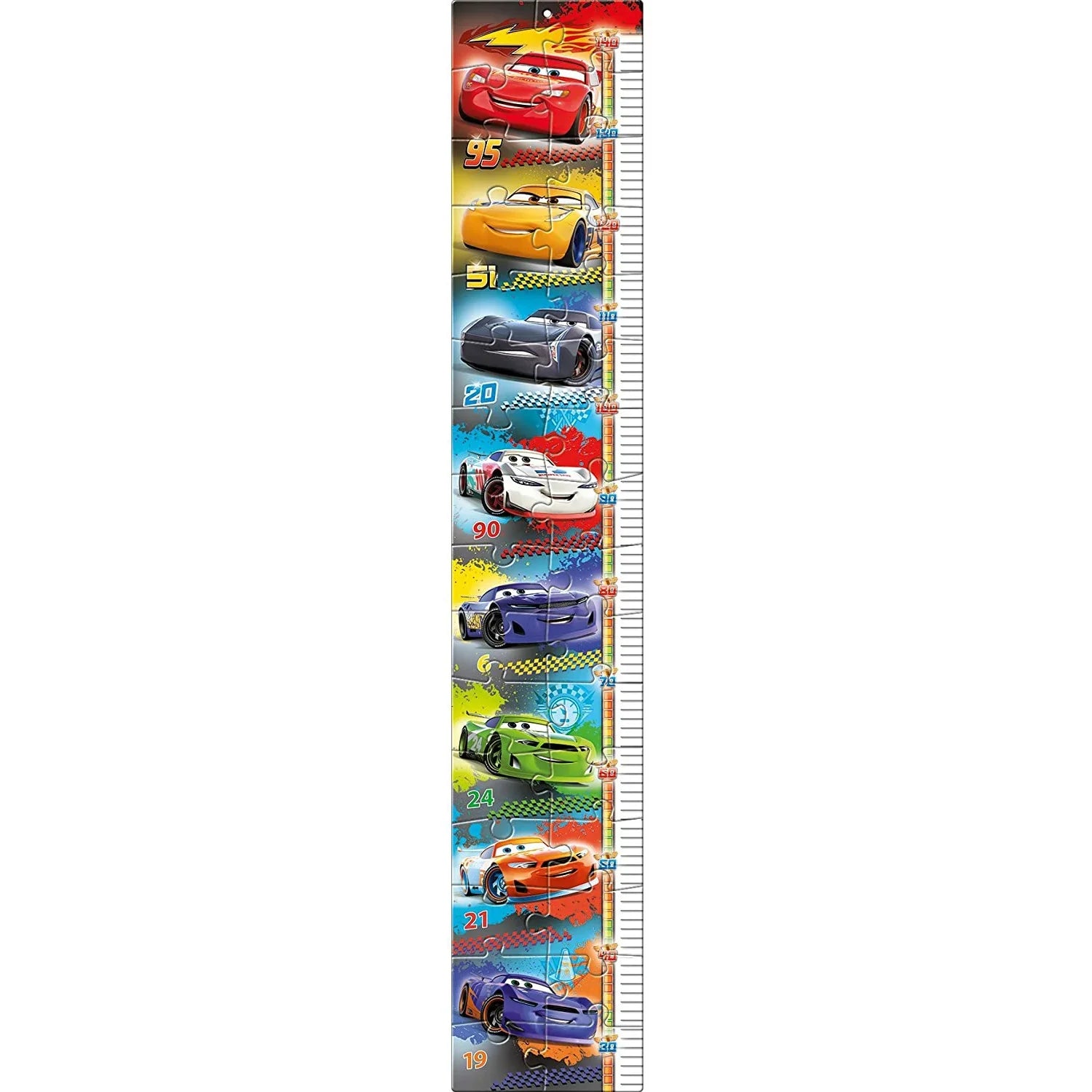 Clementoni Disney Pixar Cars Measure Me Puzzle 30 Pieces - Peekaboo
