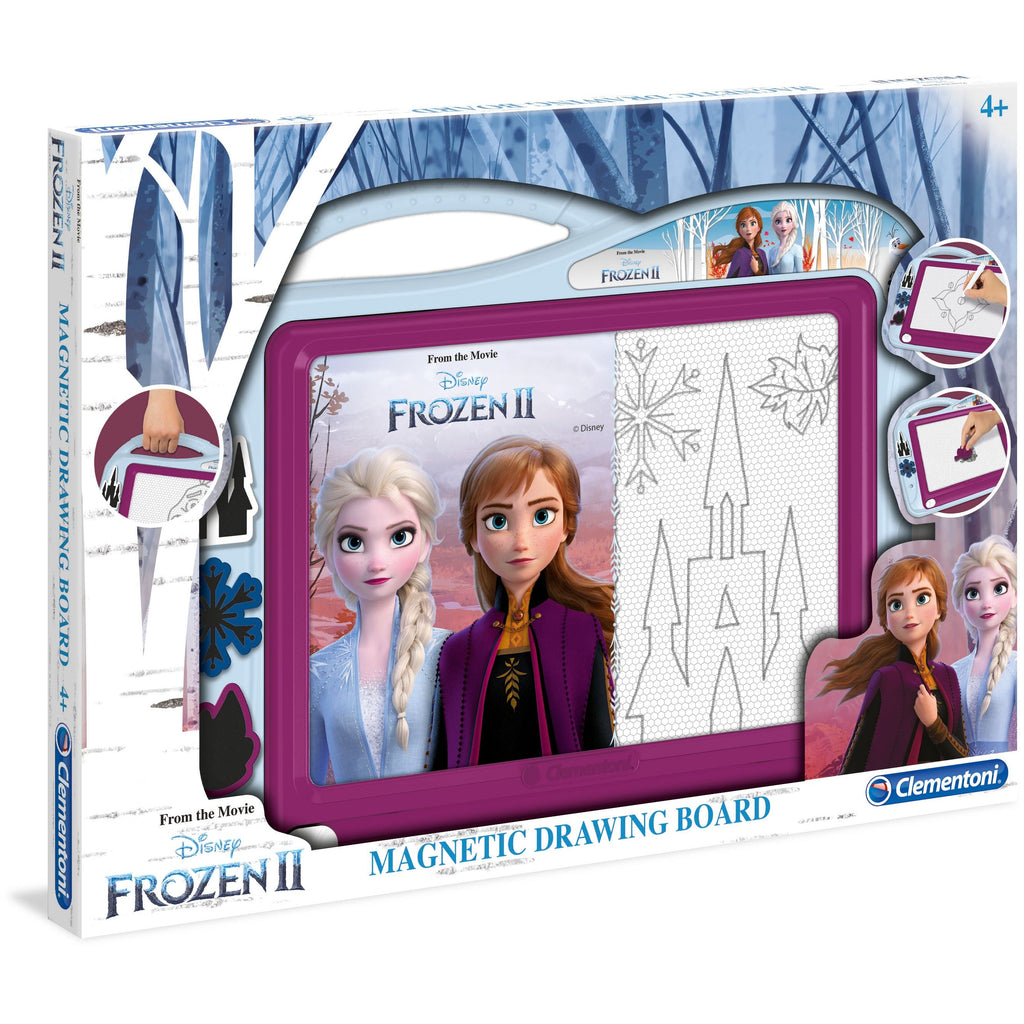Clementoni Frozen 2 Magnetic Drawing Board Multicolor Age- 4 Years & Above