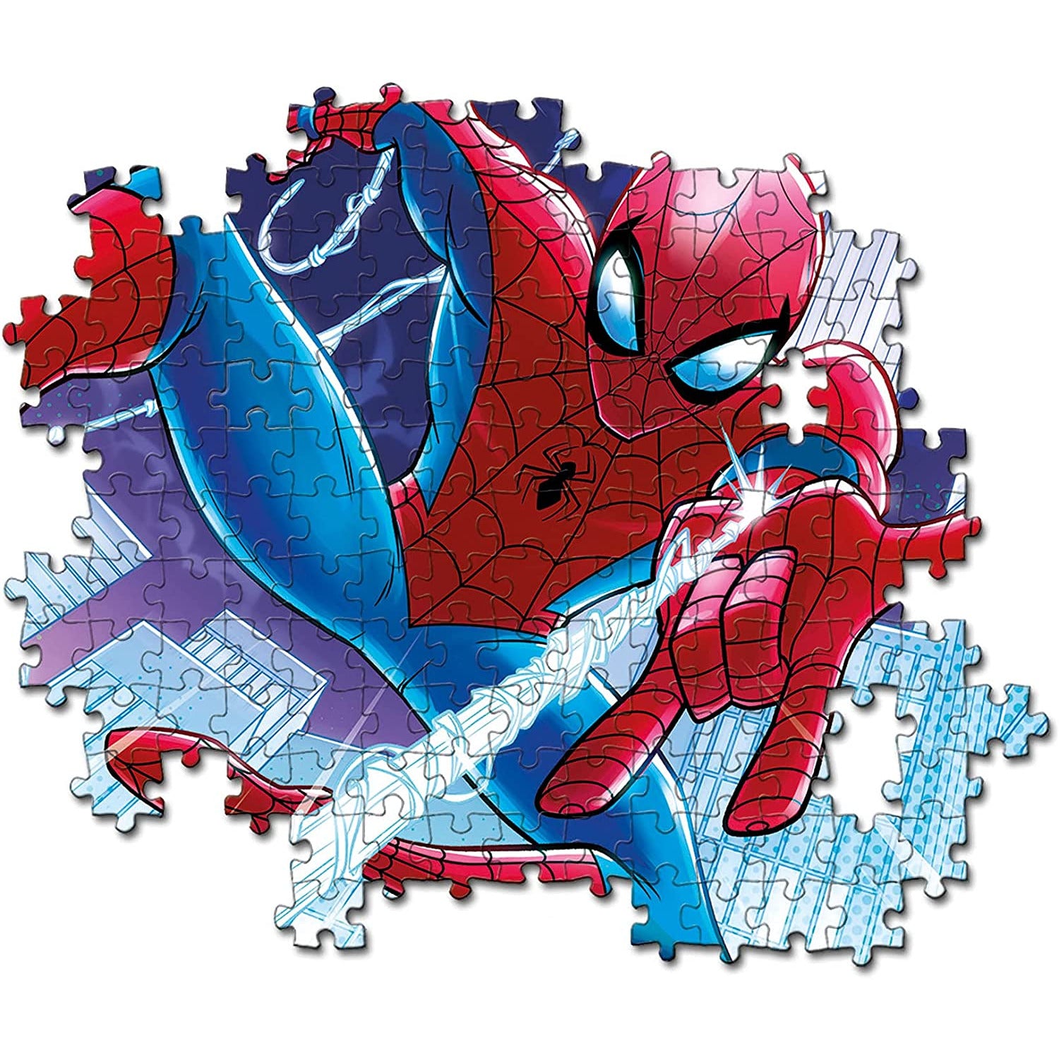 Clementoni Glowing Lights Marvel Spiderman Puzzle 104 Pieces Age 6