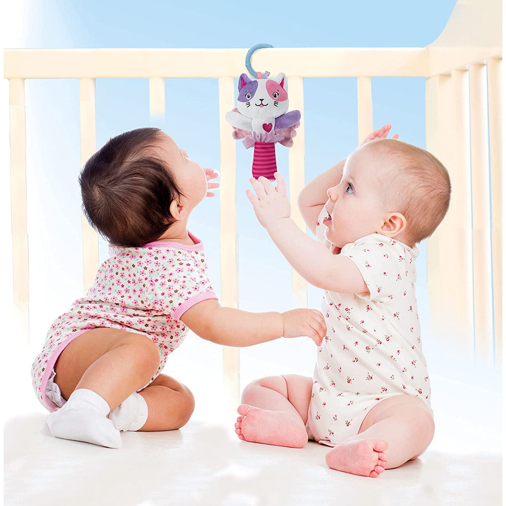 Clementoni Lovely Cat Rattle Toy Age- Newborn and Above
