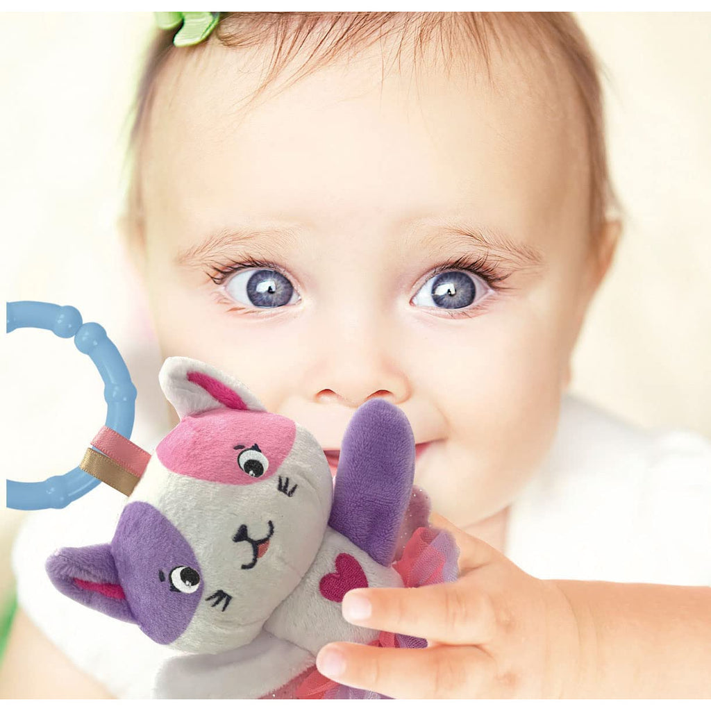Clementoni Lovely Cat Rattle Toy Age- Newborn and Above
