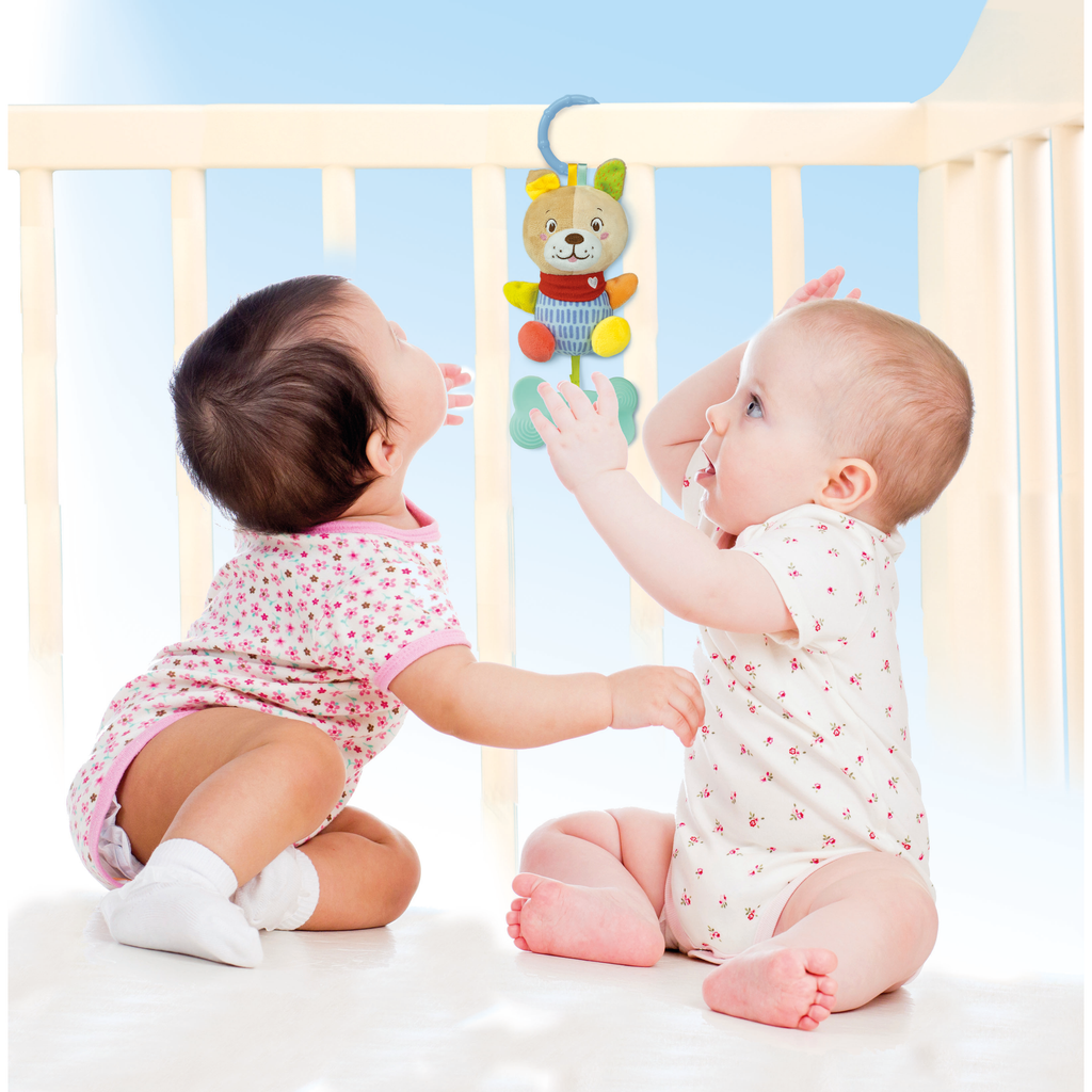 Clementoni Lovely Dog Rattle Toy Age- Newborn and Above