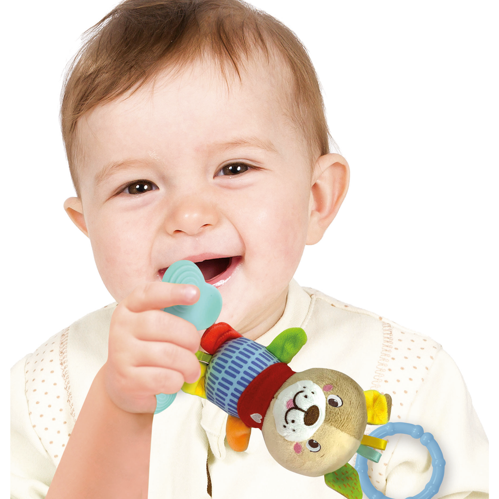 Clementoni Lovely Dog Rattle Toy Age- Newborn and Above