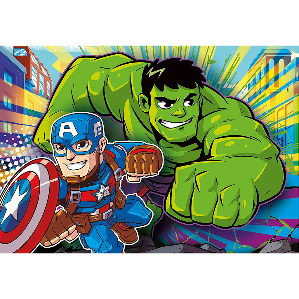 Clementoni Marvel Super Hero Puzzle 3X48 Pieces 4Y+
