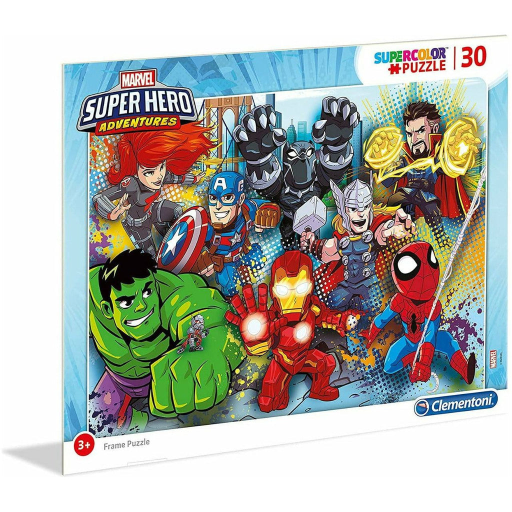 Clementoni Marvel Super Hero Supercolor frame Puzzle 30 Pieces 3Y+