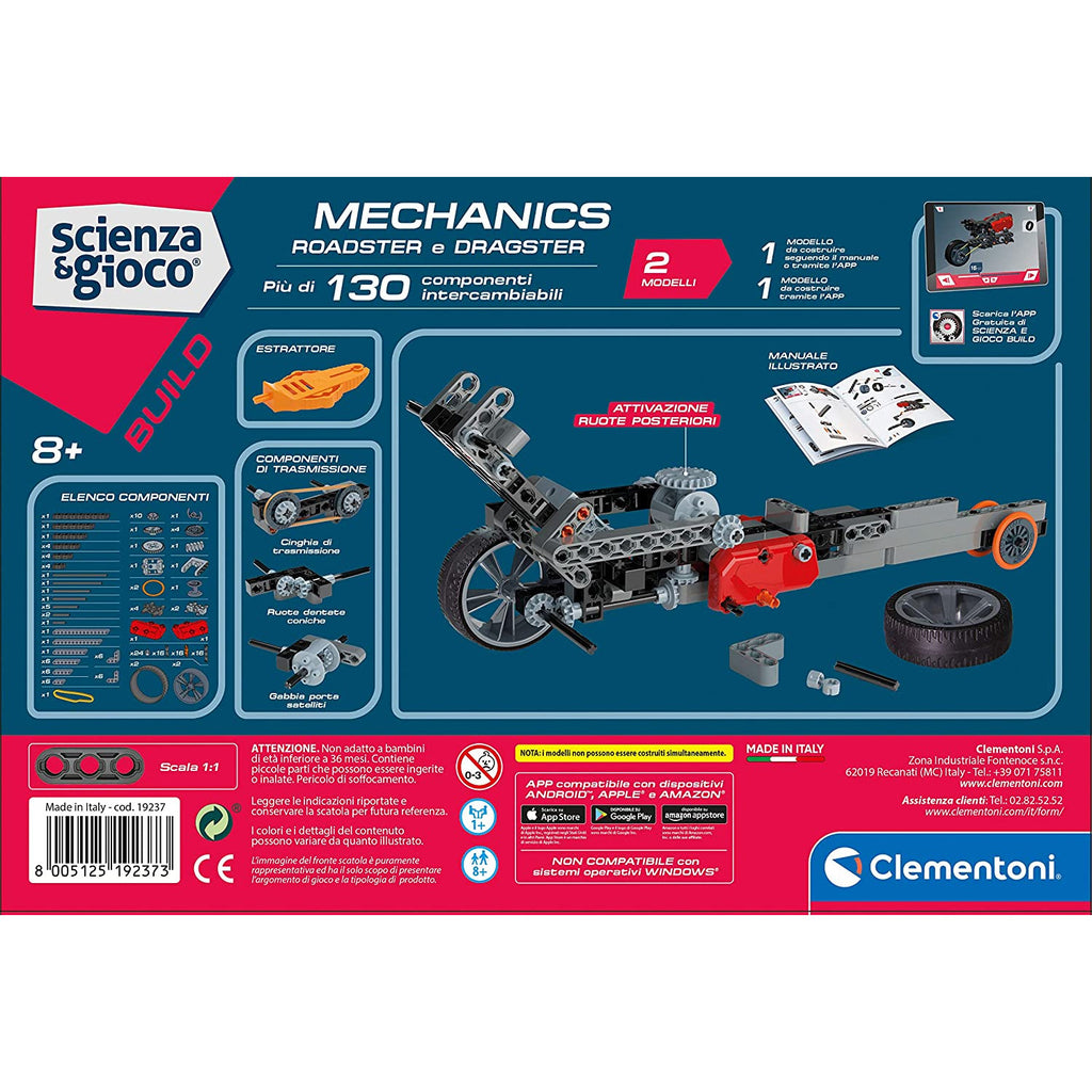 Clementoni Mechanics Laboratory Roadster and Dragster Age- 8 Years & Above