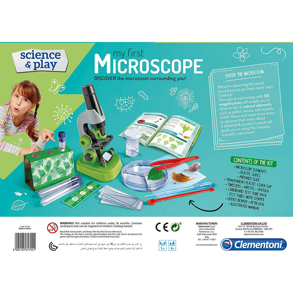 Clementoni Science& play Microscope 8Y+