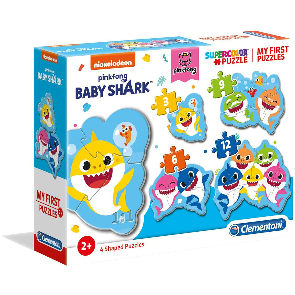 Clementoni My First Puzzle Baby Shark 3,6,9,12 Pieces 2Y+