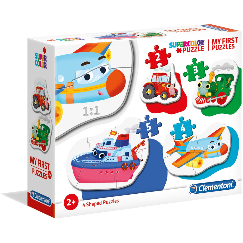 Clementoni My First Puzzle Means of Transport 2-3-4-5 Pieces Age- 2 Years & Above