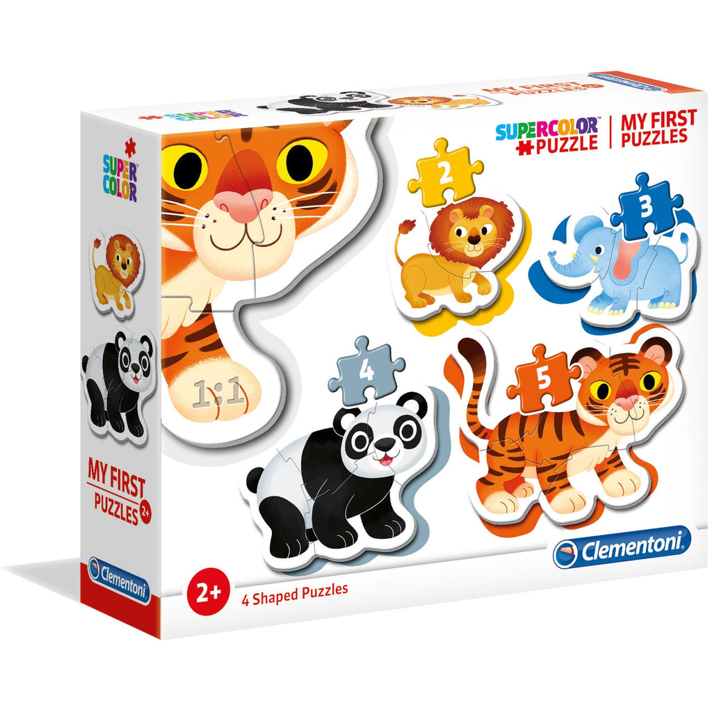 Clementoni My First Puzzle Wild Animals 2-3-4-5 Pieces Age- 2 Years & Above