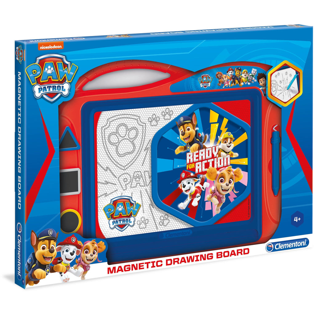 Clementoni Paw Patrol Magnetic Drawing Board Multicolor Age- 4 Years & Above