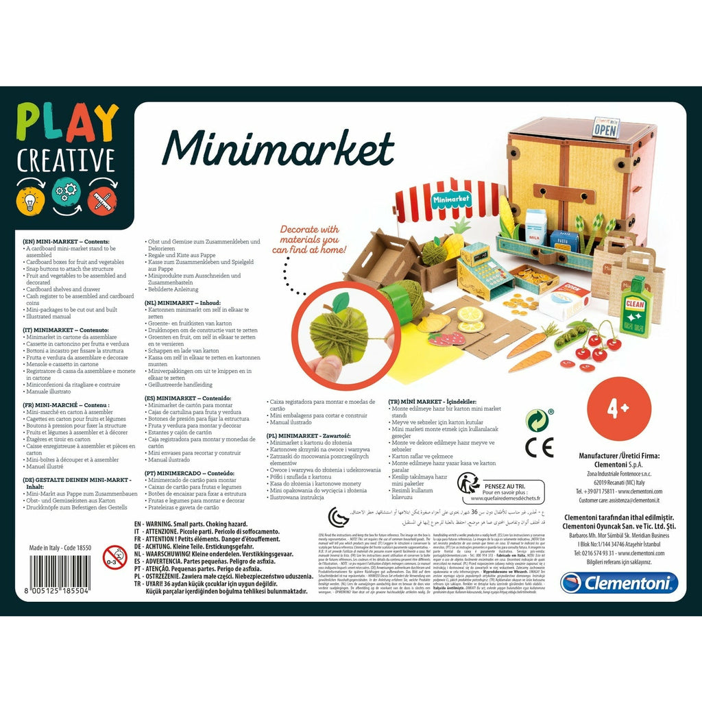 Clementoni Play Creative - Minimarket 4Y+