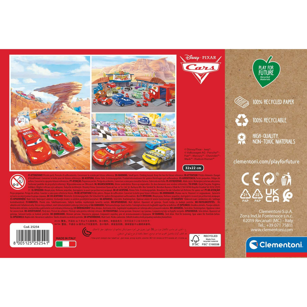Clementoni Play For Future - Cars 2020 Puzzle 3x48 Pieces 4Y+