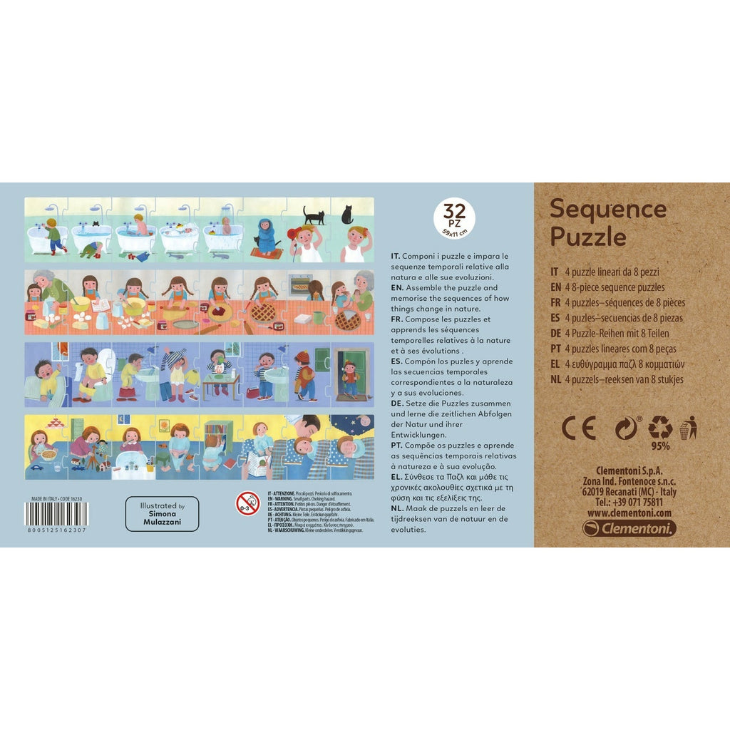 Clementoni Sequence Puzzle Routines 4x8 Pieces 3Y+