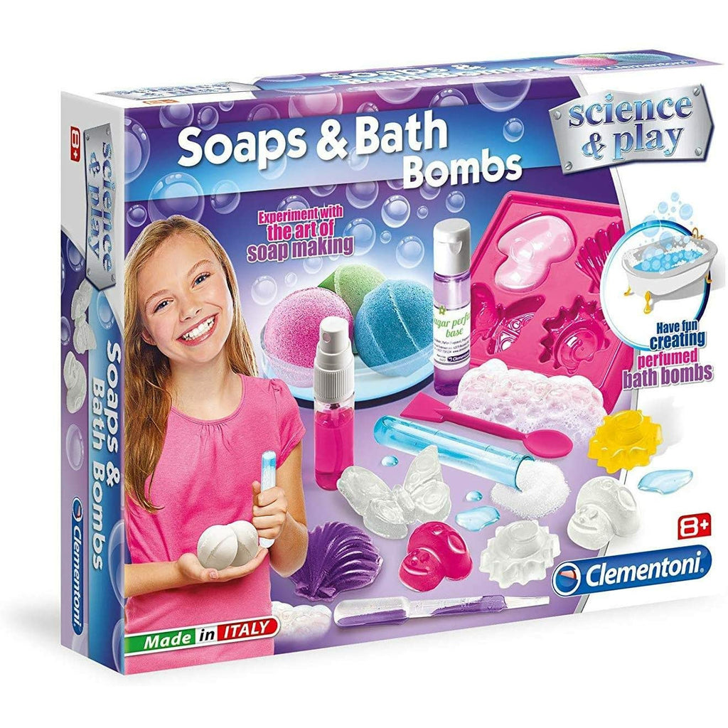 Clementoni Science &play Soap and Bath Bombs 8Y+