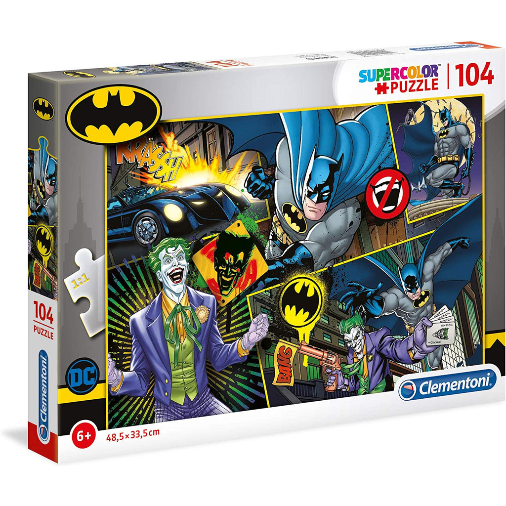 Clementoni Supercolor Batman 2020 Puzzle 104 Pieces Age- 6 Years & Above
