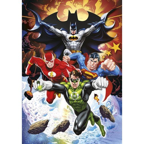 Clementoni Supercolor DC Comics 104 Pieces Age- 6 Years & Above