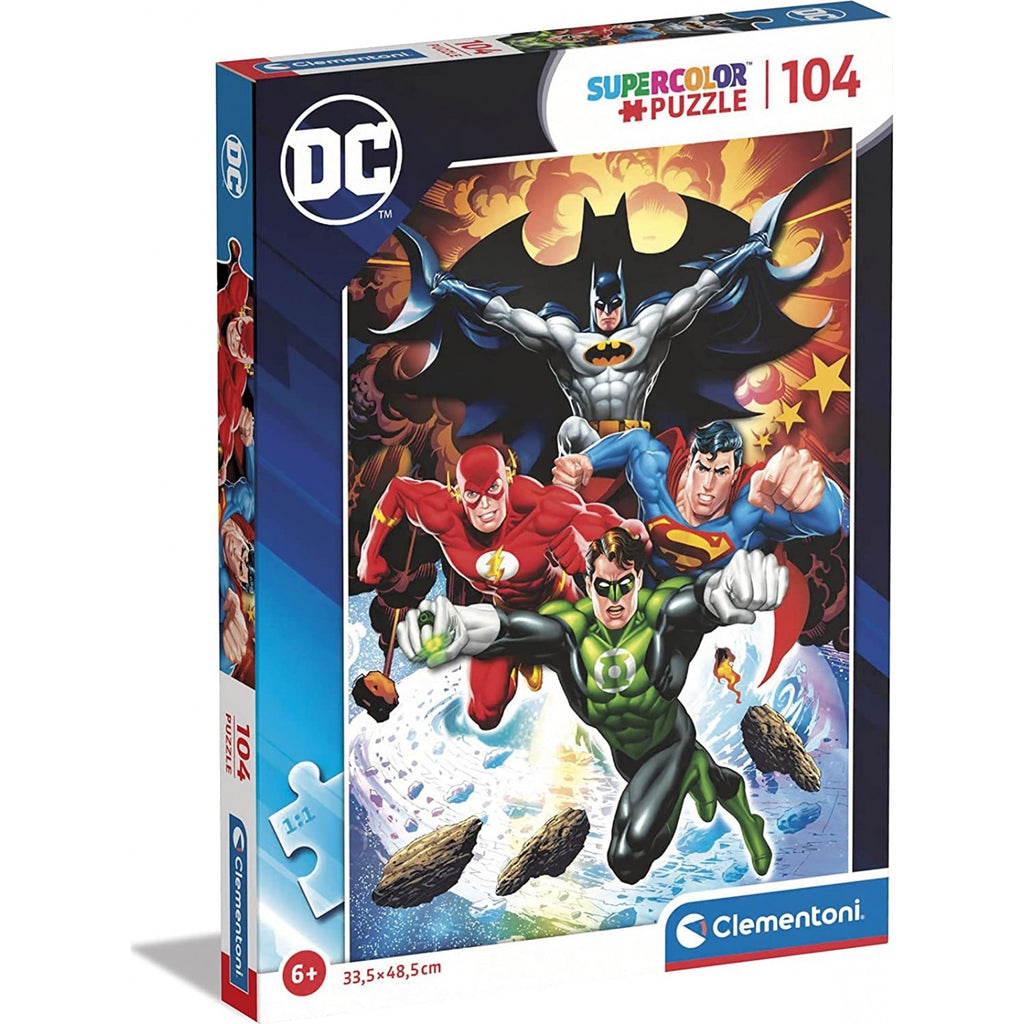 Clementoni Supercolor DC Comics 104 Pieces Age- 6 Years & Above