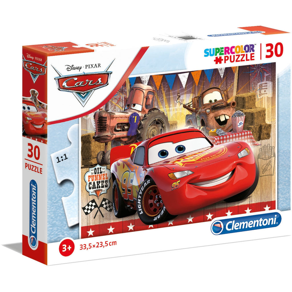 Clementoni Supercolor Disney Cars Puzzle 30 Pieces Age- 3 Years & Above