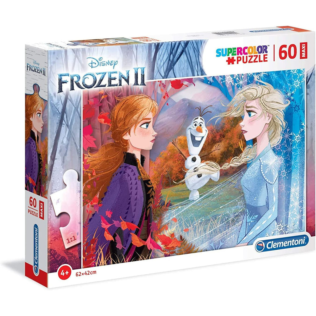 Clementoni Supercolor Disney Frozen II Maxi Puzzle 60 Pieces Age- 4 Years & Above