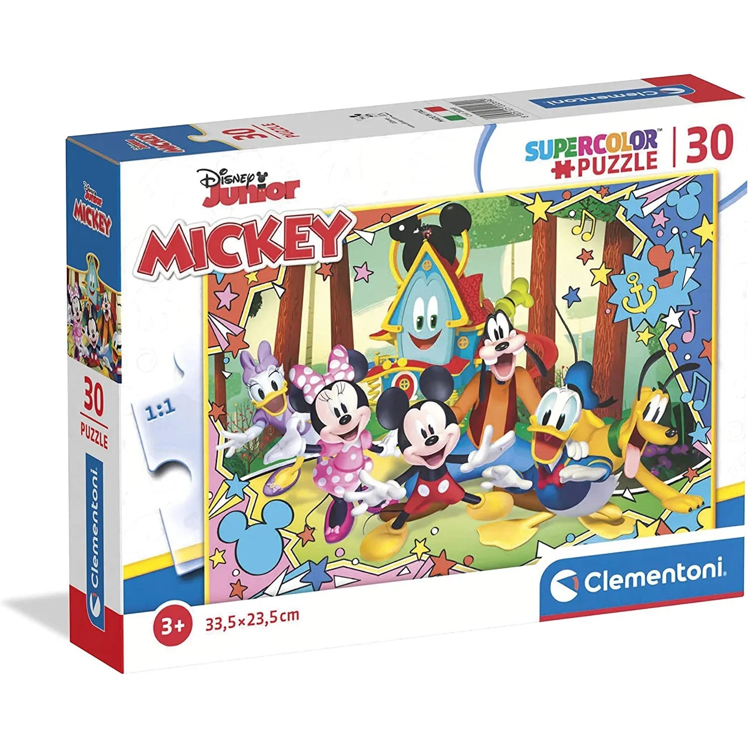 Clementoni Supercolor Disney Mickey Puzzle 30 Pieces Age- 3 Years ...