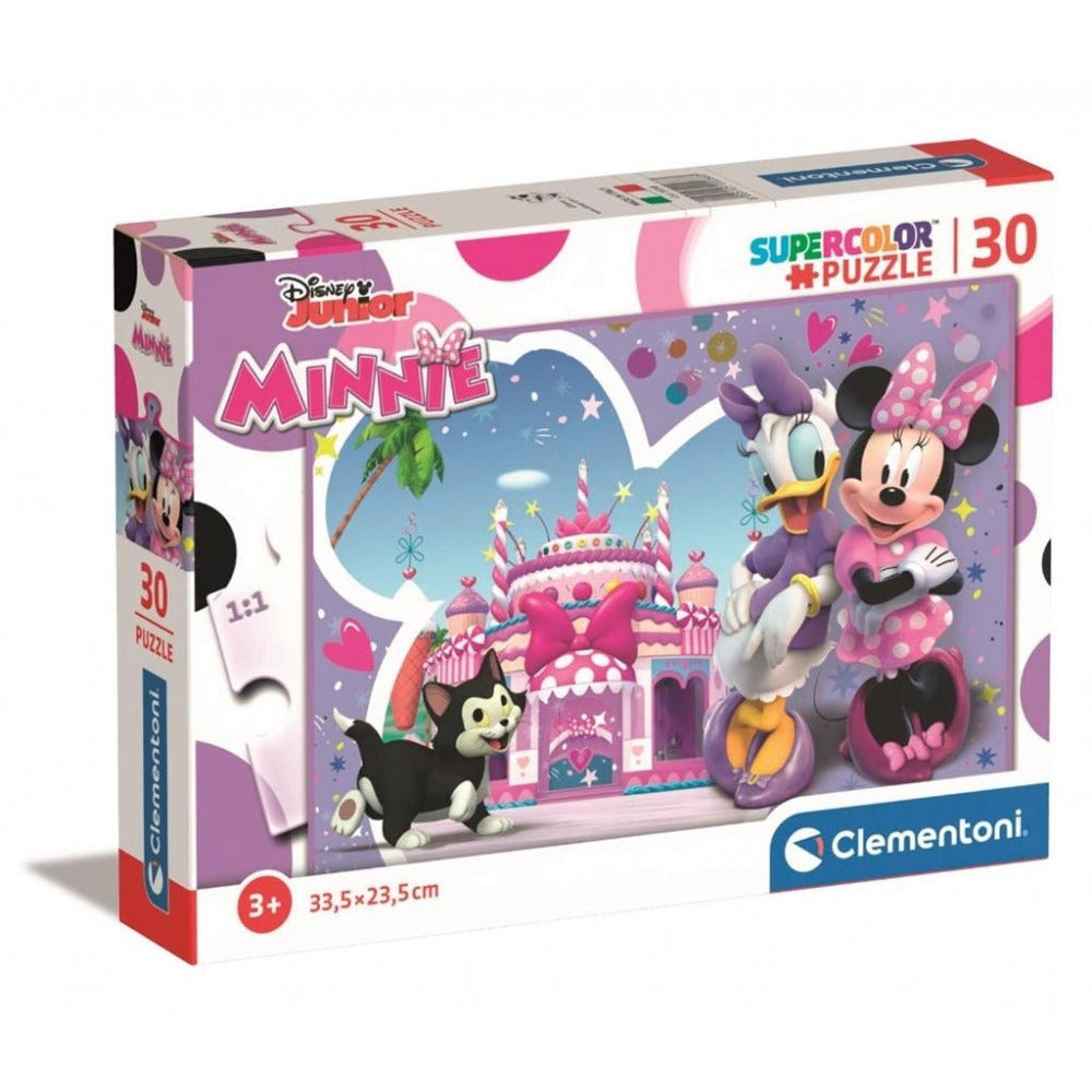 Clementoni Supercolor Disney Minnie Puzzle 30 Pieces Age- 3 Years & Above