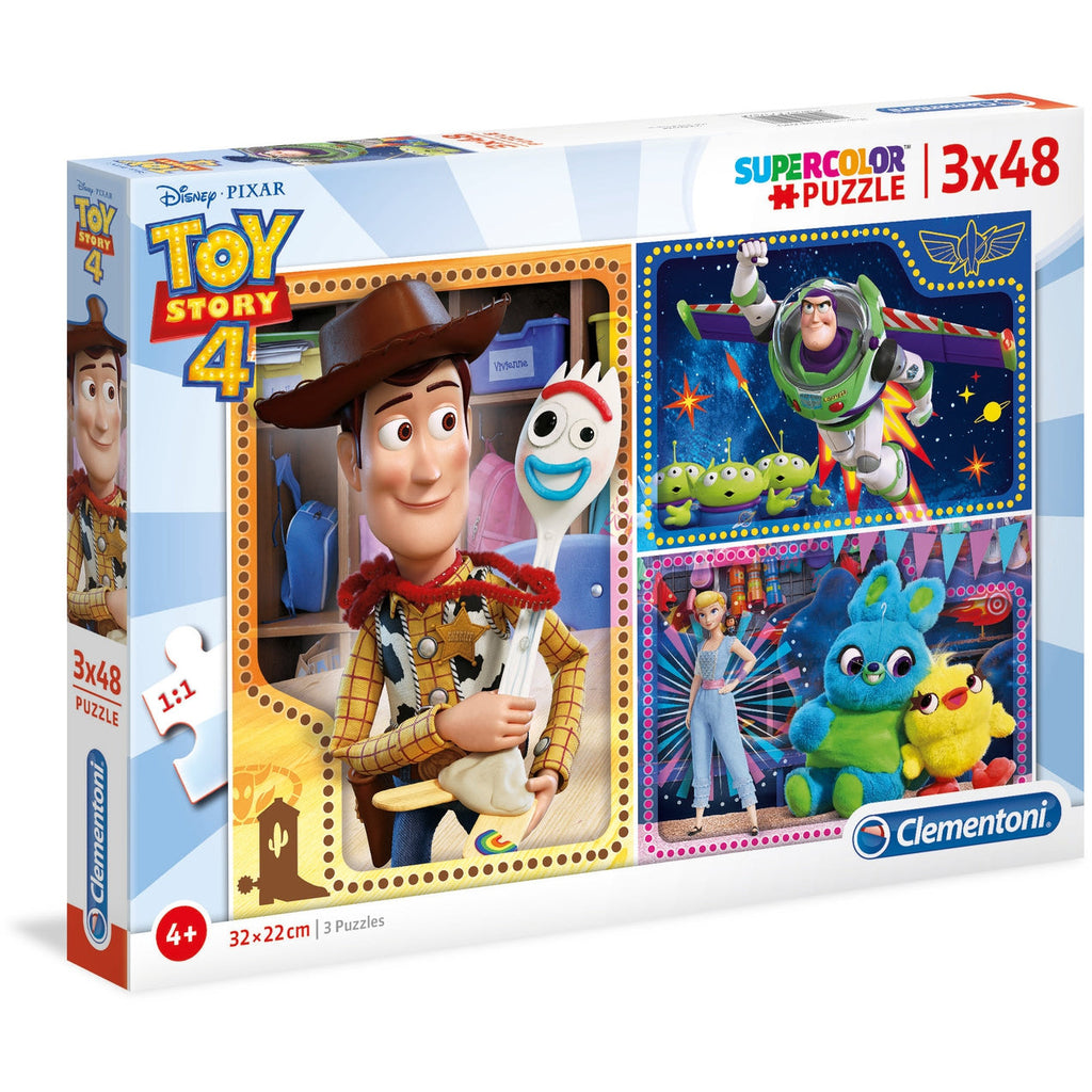 Clementoni Supercolor Disney Pixar Toy Story 4 Puzzle 3 X 48 Pieces Age- 4 Years & Above