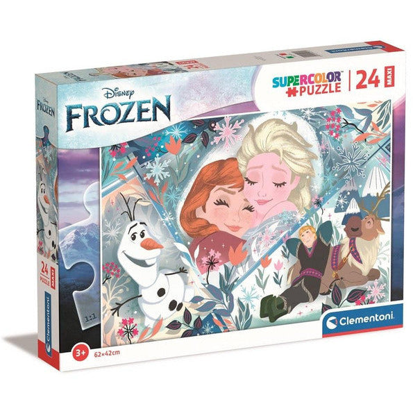 Clementoni Supercolor Frozen II Maxi Puzzle 24 Pieces Age- 3 Years & Above