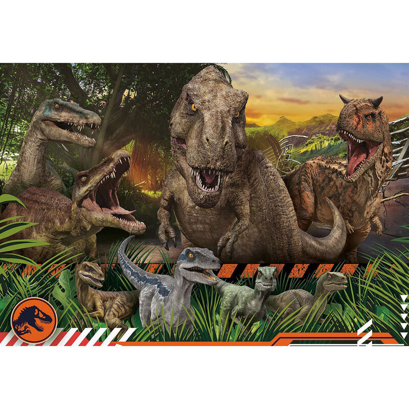 Clementoni Supercolor Jurassic World Camp Cretaceous 104 Pieces Age- 6 Years & Above