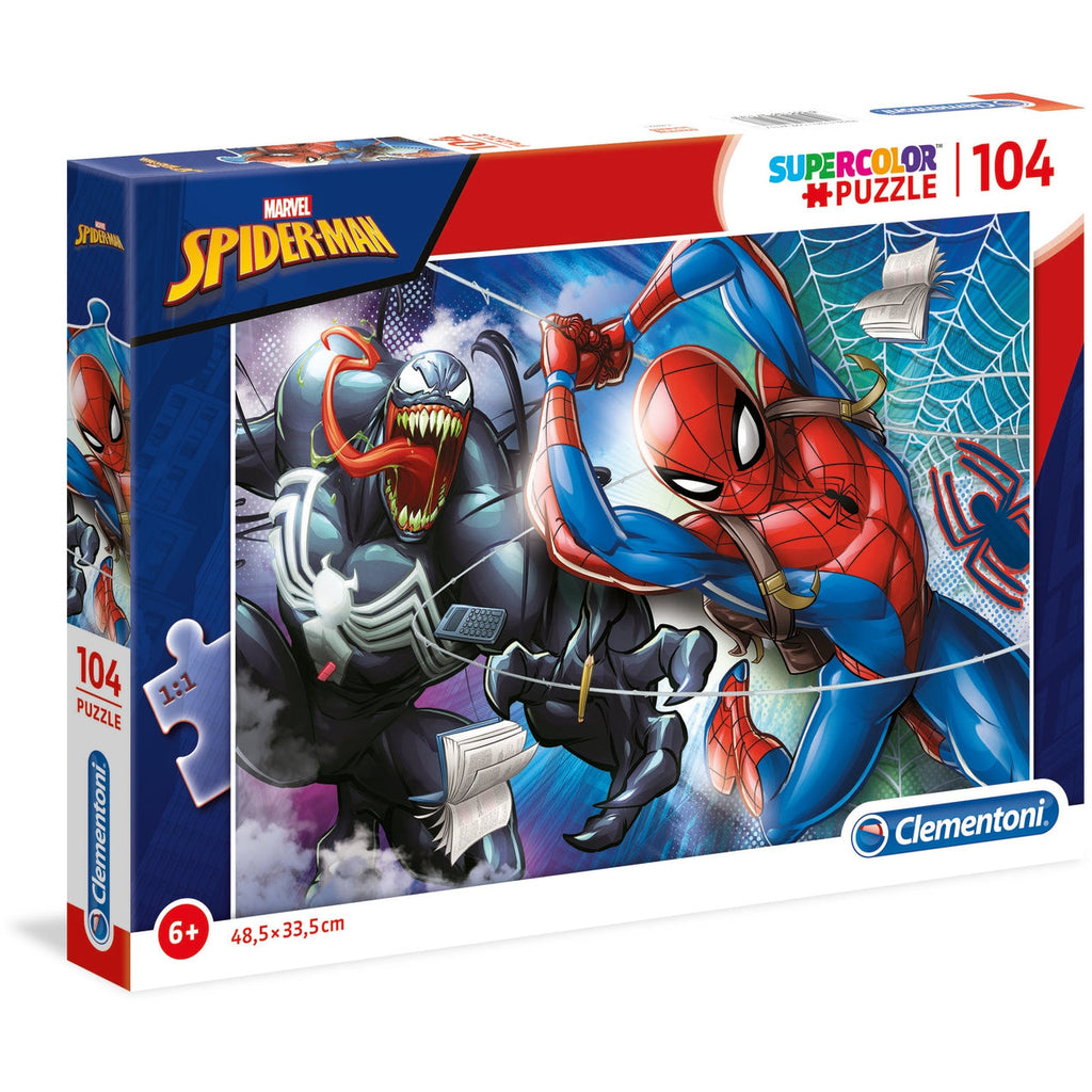Clementoni Supercolor Marvel Spiderman 104 Pieces Age- 6 Years & Above