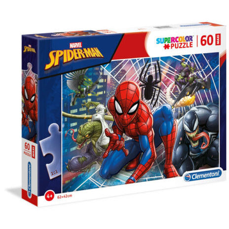 Clementoni Supercolor Marvel Spiderman Maxi Puzzle 24 Pieces Age- 3 Years & Above