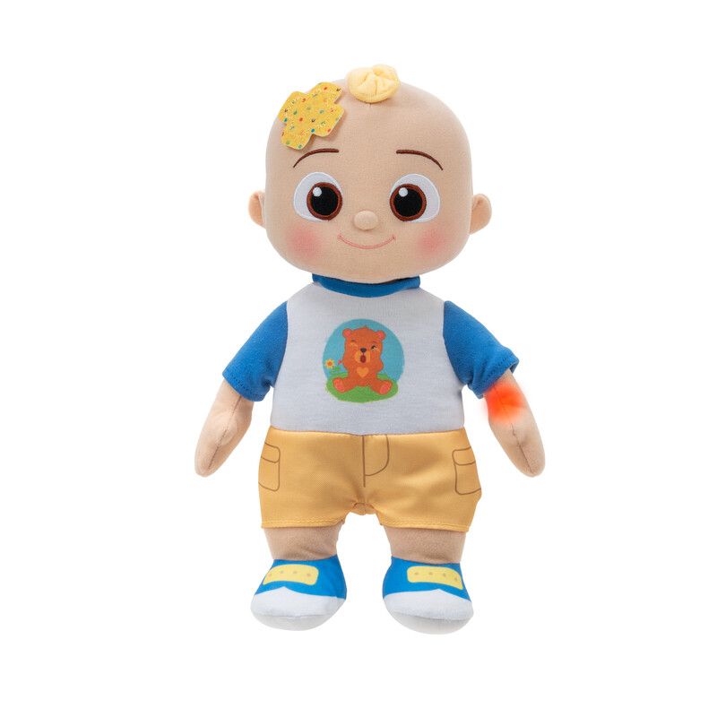 CoComelon Boo Boo JJ 12-Inch Interactive Light-up Plush Multicolor Age- 2 Years & Above