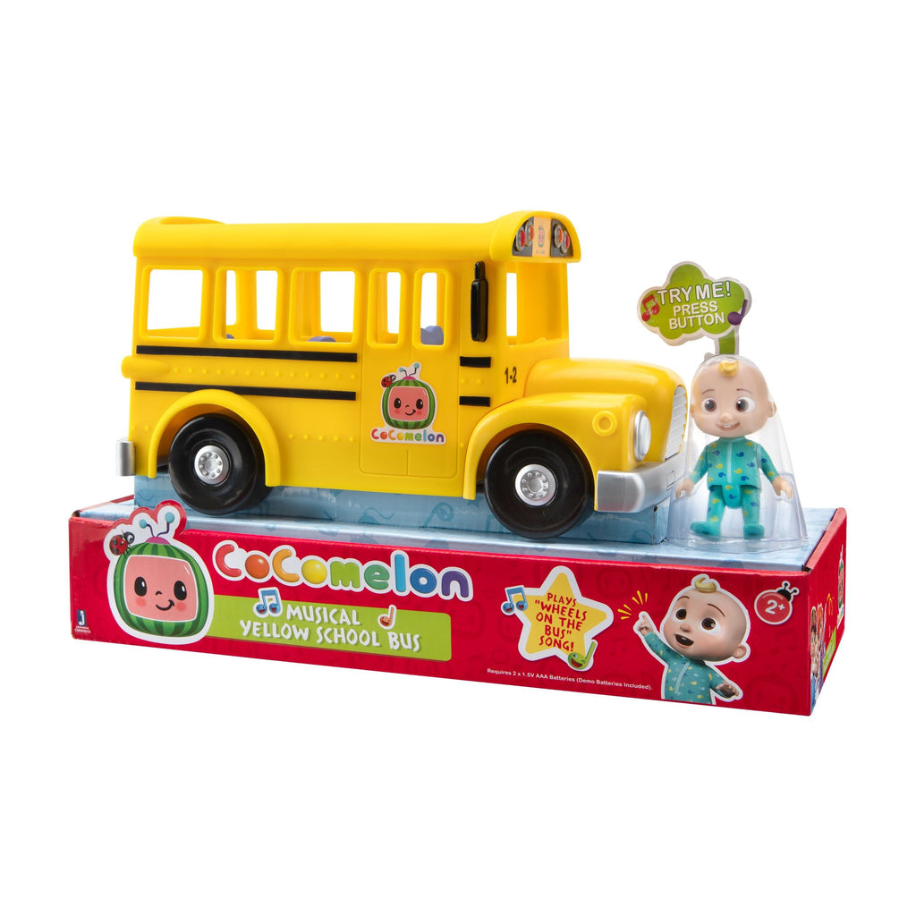 Cocomelon Feature Vehicle School Bus Yellow Age- 2 Years & Above