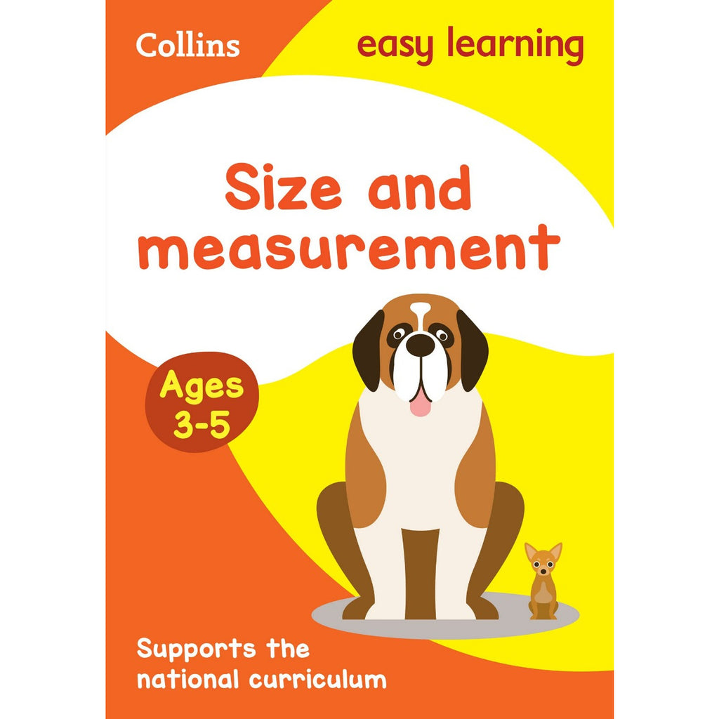 Collins Easy Learning Size and Measurement Ages 3-5Y Paperback
