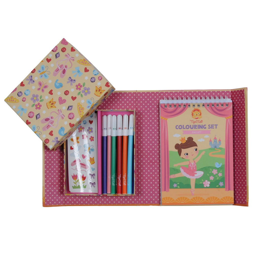 Tiger Tribe Colouring Set - Dinosaur Age 3Y+