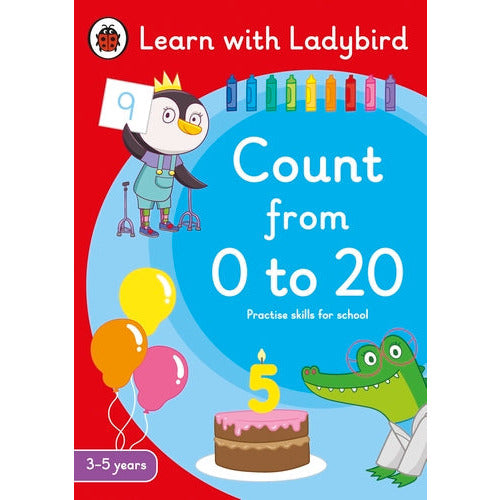 Count from 0 to 20: A Learn with Ladybird Activity Book 3-5 years