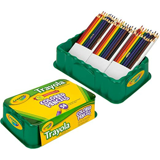 Crayola Colored Pencil Trayola 54 Long Pencils Unisex