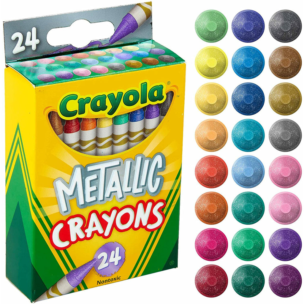 Crayola Crayons Metallic 24 Pieces 3Y+