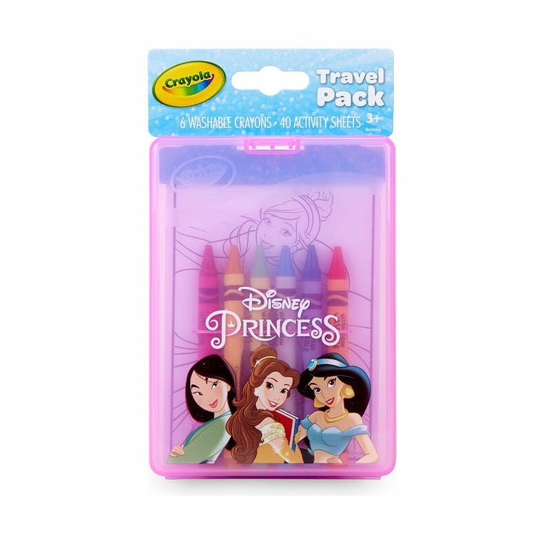 Crayola Disney Princess 6 Travel Pack Crayons 3Y+