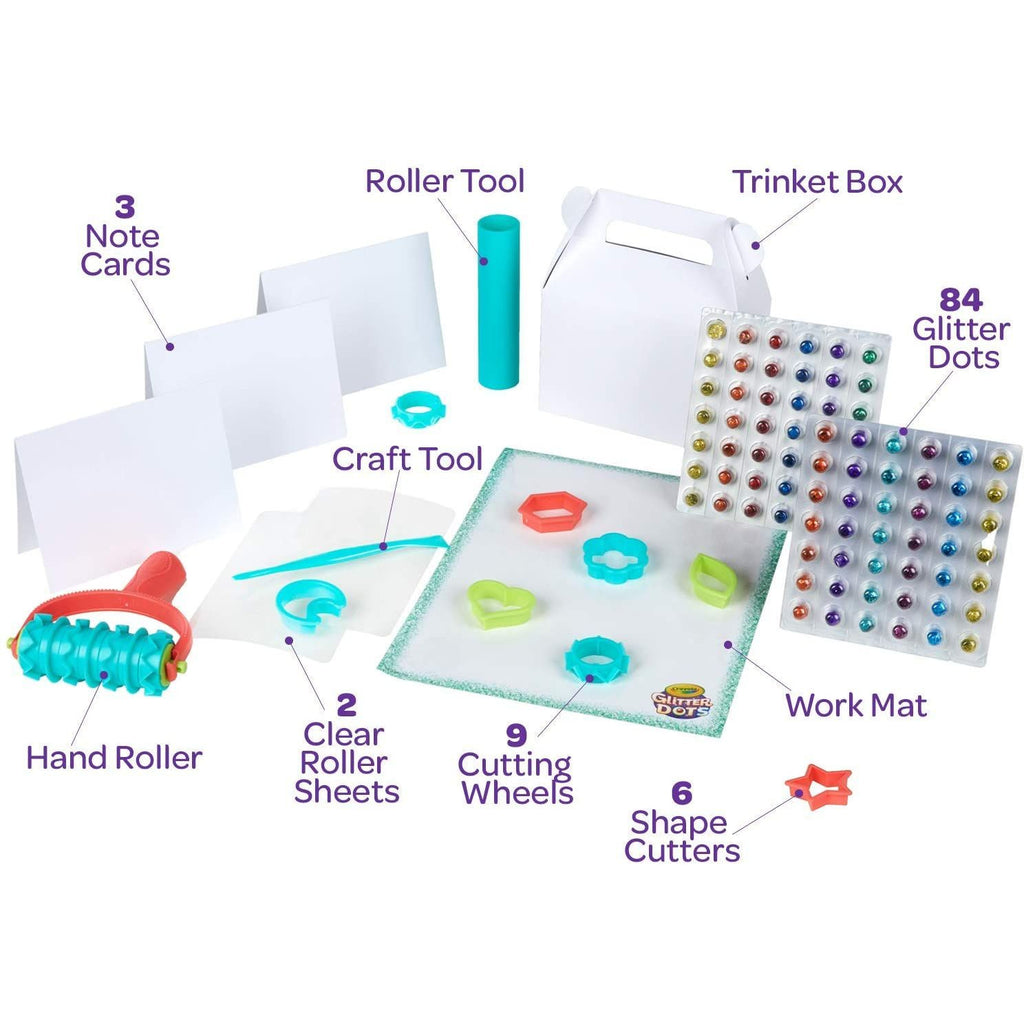Crayola Glitter Dots Sparkle Station Age- 5 Years & Above