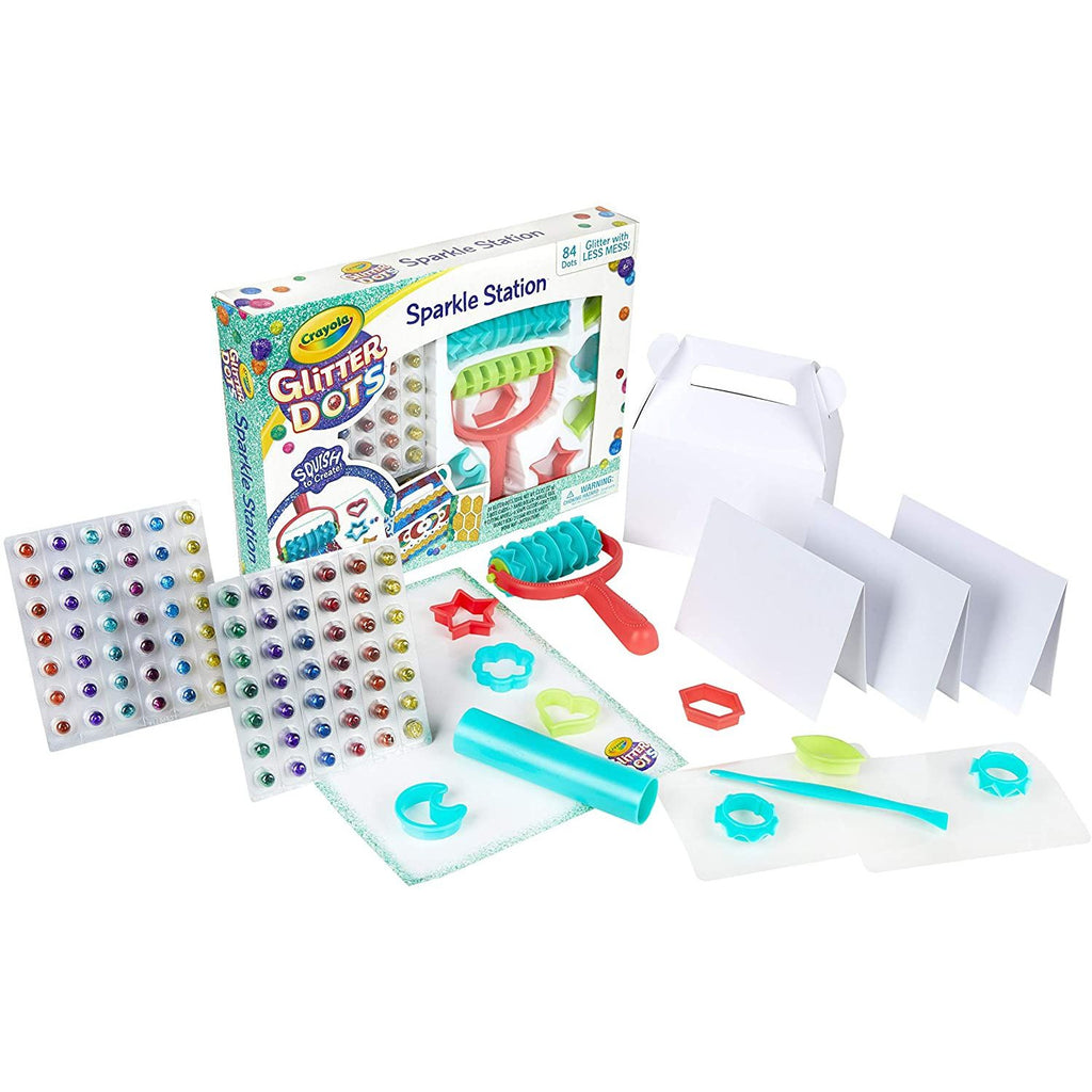 Crayola Glitter Dots Sparkle Station Age- 5 Years & Above