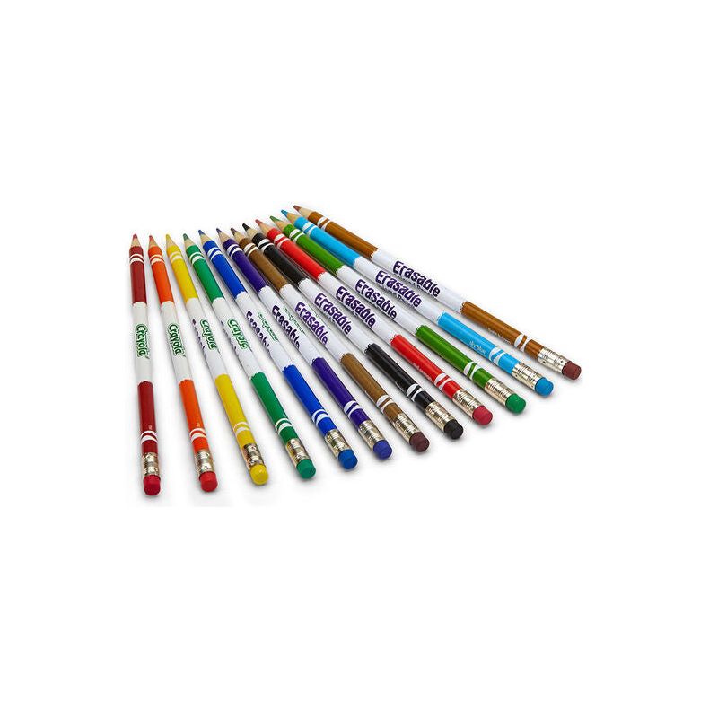 Crayola Large Erasable Colored Pencil Pack of 12 Age- 3 Years & Above