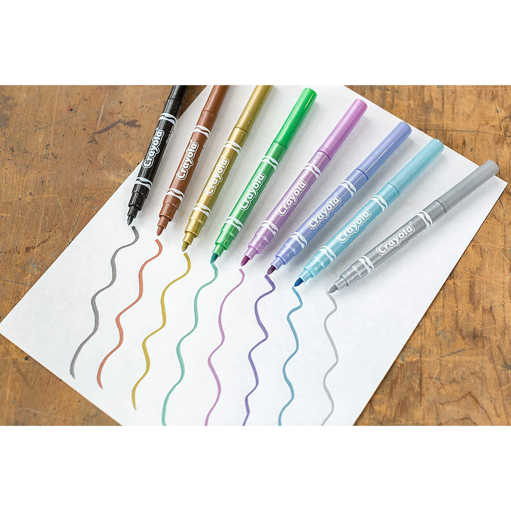 Crayola Metallic Markers 8 Pieces