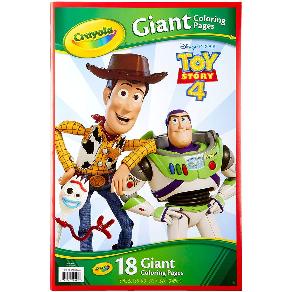 Crayola  Toy Story 4 Giant Coloring Pages Age- 3 Years to 5 Years