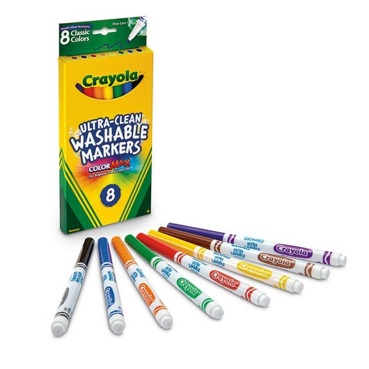 Crayola Ultra Clean Washable Markers 8 Pieces 3Y+