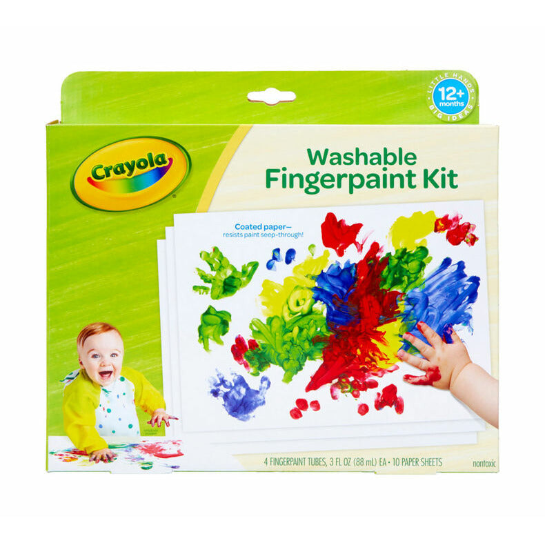 Crayola Washable Fingerpaint Kit 2Y+