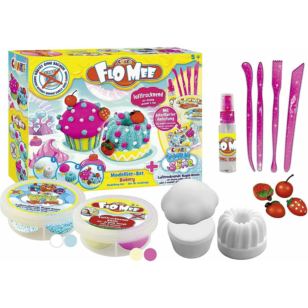 Craze Flo Mee Meets Cloud Slime Bakery Modelling Set Multicolour Age-5 Years & Above