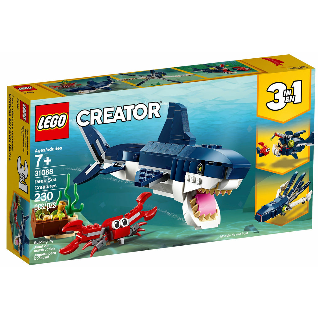 Lego® Creator 3 In 1 Deep Sea Creatures Playset 7Y+