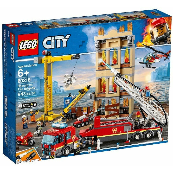 Lego® City Downtown Fire Brigade  BUilding Set  6Y+
